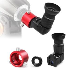 카메라 폴라 스코프용 아스트로마니아 직각 1배 금속 배율 뷰파인더 5배 어댑터가 스코프