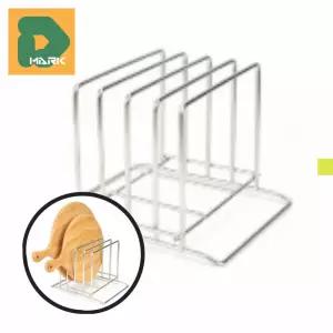 주방용 도마거치대 식판 도마랙 튼튼한 보드 정리용 커팅보드 쟁반 도마꽂이 스텐 거치대 위생적 서빙