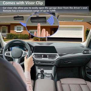 280MHz868MHz 다중 주파수 차고 리모컨 자동 스캔 코드 그래버 문 오프너 복제기 3채널