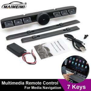 7키 멀티미디어 원격 제어 컨트롤러 무선 버튼 스마트 파티 볼륨 조정 LED