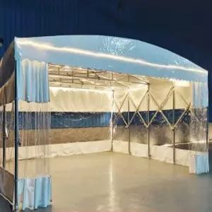 접이식 파티션 이동식 자바라 천막 피팅룸 울타리 도어 슬라이딩 안전 간이 칸막이