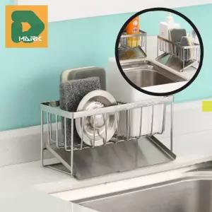 위생적인 수세미거치대 도구 선반 랙 물빠짐 주방 용품 수세미걸이 세제 스텐 싱크대 스텐 수납 정리 주방