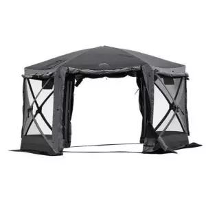 헥사곤쉘터 텐트 대형 에어텐트 화목난로 돔쉘터 감성