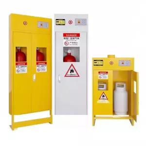 가스통 안전 수납함 건설현장 보관함 고정 LPG 질소통 받침대 선반