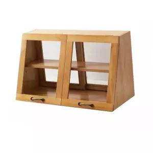 미니 원목 우드쇼케이스 수납 엔틱 소품장식장 우드