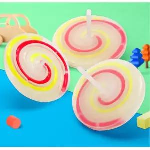 자녀용 밤에 빛나는 야광 팽이놀이 장난감 2개 남아 키즈용 어린이집 조카선물