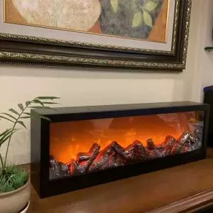 3D 벽난로 모형 보드게임용 불멍 게임소품 무드등 가짜