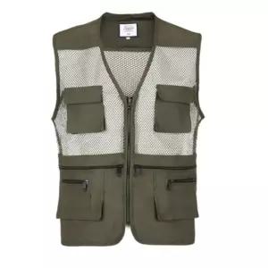 남성 여름 아웃도어 낚시용 메쉬 포켓 조끼
