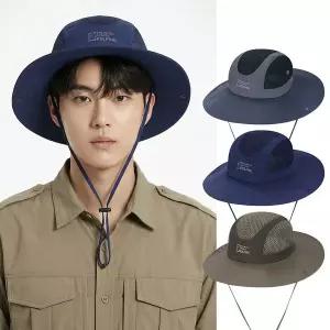 [아웃도어스/콜핑]콜핑 공용 여름 라운드 크라운 매쉬 등산 챙 모자 KSC824UC1U