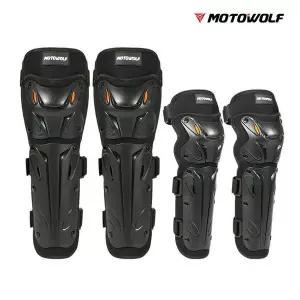 모토울프 오토바이 킥보드 2단 팔무릎보호대 세트용품