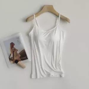 [신세계라이브쇼핑][옷자락] 여성 사계절 부드러운 모달 내장형 캡 민소매