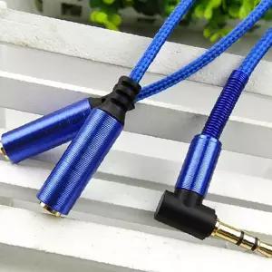 이중 단자 오디오 케이블 음향 분리 공유 연결선 스마트폰 태블릿 노트북 호환