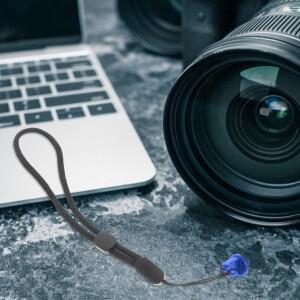 1세트 금속 카메라 손목 스트랩 나사 DSLR 액션 짐벌 삼각대 마운트용 안전하고 조절 가능한 나일론 야외