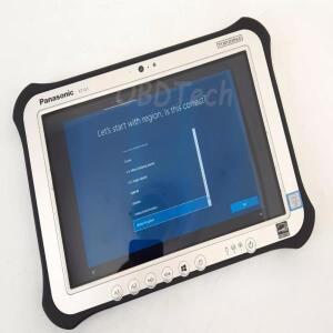 슈퍼 밀리터리 견고한 FZ-G1 태블릿 진단 PC i5 cpu, 8g ram SSD/win10/펜/배터리/충전기, Delph Autocom H