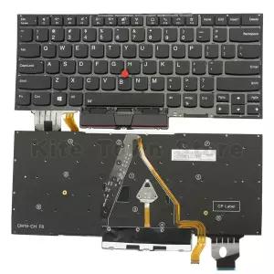 호환  Lenovo ThinkPad X1 Carbon 8세대 2020 Type 20U9 20UA용 포인터가 포함된 새 미국 레이아웃 노트북