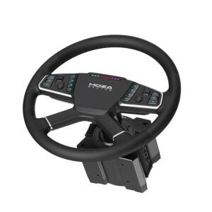 호환 MOZA TSW 트럭 휠 번들 (R9 V3 베이스SR-P 페달 포함) 유로 시뮬레이터 2 (ETS) 스티어링