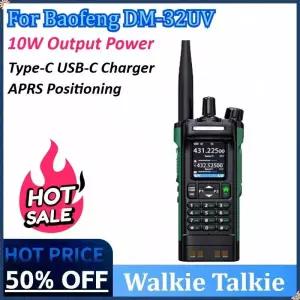 바오펑 DM-32UV DMR 10W GPS APRS 무선 주파수 복사 모드 슬롯 타입-C 충전기 UV-32 무전기