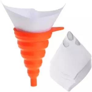 자동차 페인트 가구 목재 기계 페인트(100 100 마이크론)에 적합한 실리콘 깔때기 종이 1개가 포함된