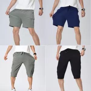 캠핑 런닝 루트 우븐 7부 롱팬츠 사방스판 4부 포켓카고 훨씬편한 4부7부반 남자밴딩