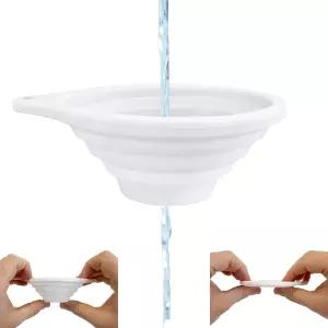 포켓 스트레이너 눈에 띄지 않는 신장 결석 체 [1팩] 접이식 컴팩트 4인치 소변 스테인리스 스틸 미세 메쉬