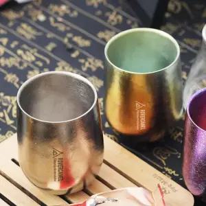 티타늄 감성 캠핑용 소주잔 겸용 머그컵 컵 백패킹 티탄