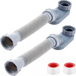 Nuanchu 2개의 로우 프로파일 1.5P 트랩 씰링 테이프가 있는 샤워 배수구 평평한 독립형 욕조 목욕 핏 RV