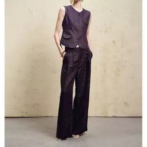 볼사스 빈티지 캐주얼 여사친 라이트고감 리넨 조끼 우먼 ADOR1