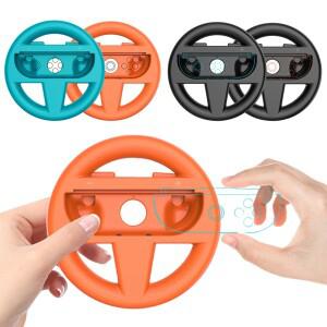 호환 2개/세트 핸들 스탠드 홀더 게임 레이싱 스티어링 휠 핸들 컨트롤러 스위치 2 조이콘 액세서리