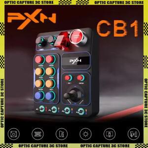 호환 PXN CB1 시뮬레이터 레이스 중앙 제어 박스 다기능 키 RGB 유로 트럭 레이싱 게임 맞춤형 PC