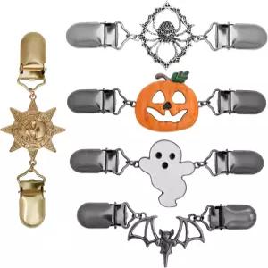 드레스용 빈티지 스웨터 스월 케이프 망토 클립 4피스 레트로 가디건 숄 칼라 걸쇠 드레스 셔츠 버튼