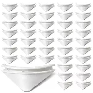 조이포크 50개 스낵 자판기 범용 제품 코일 푸셔 흰색 ABS 1/8인치 나선형 감자칩과 사탕이 끼지 않도록