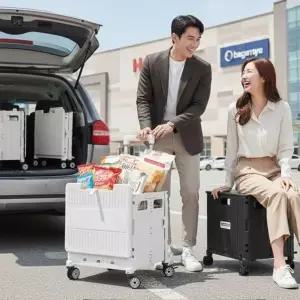 카트장인 특 캐리어 바퀴 카트 캠 폴딩 트렁크 핸드 큐브 박스 장