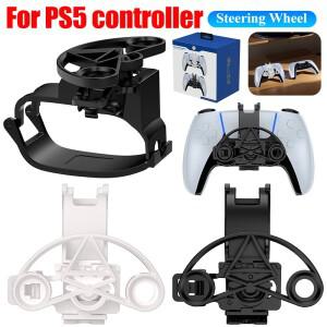 호환 PS5 게임 컨트롤러용 미니 레이싱 휠  3D 인쇄 스티어링 휠 핸들 교체  보조 액세서리
