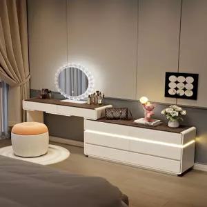 이동식 수납형 북유럽 나무 틈새 모던