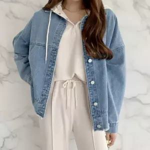 |CHJ6DA0|여성 루즈핏 워싱 청자켓 데일리 캐주얼 컷팅