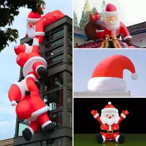 매달리는 산타 모자 벽장식 크리스마스 산타클로스 인형