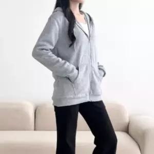 남녀공용 루즈핏 기모 겨울용 후드집업