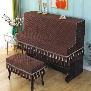 호환  두꺼운 벨벳 스타일 펜던트 세미팩 피아노 먼지 커버 키보드 커버 방진 보호 천