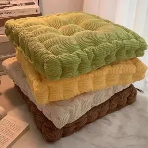 [골드스마일]푹신한 사각 방석 다용도 사각 쿠션 부드러운 코듀로이 논슬립