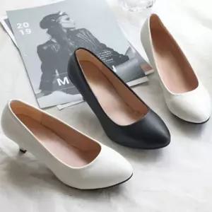 여성 정장구두 여성 면접 데일리 펌프스 직장인 오피스 미들 가을