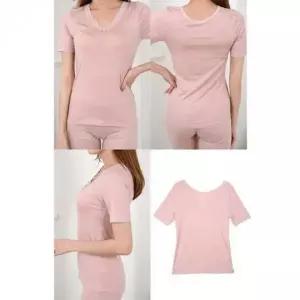 가볍고 시원한 여성용 3부 반팔 이너웨어 런닝 티셔츠