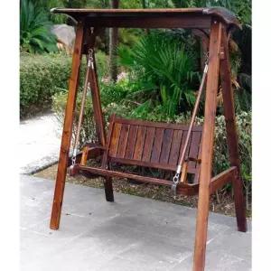 야외 정원 펜션 벤치 원목 흔들의자 그네 전원주택