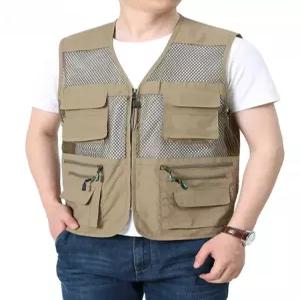 전술조끼 여름 밀리터리 멀티포켓 베스트 망사 빅사이즈