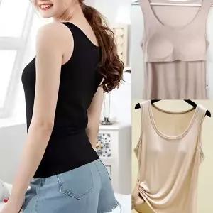 여성용 캡 내장 이너웨어 편안한 일체형 속옷