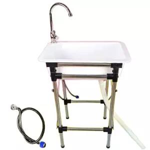 간이 싱크대 설거지 통 손씻기 세면대 휴대용 싱글싱크