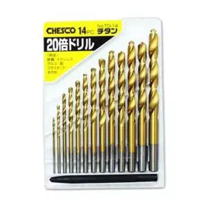 강철 드릴 비트 티타늄 드릴 비트 스텐용 코발트 금속용 14p 공구