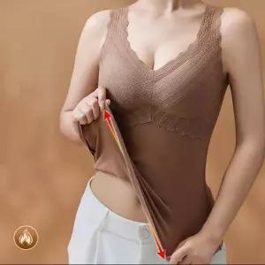 여성용 기모 런닝 보온 속옷 캡내장 이너웨어