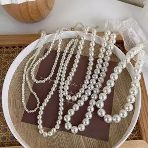 [골드스마일]클래식 진주 목걸이 데일리 진주 목걸이 볼드 여성