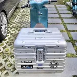 오토바이 스쿠터 헬멧박스 탑박스 거치대 보관함 수납 상자