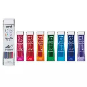 컬러심 깔끔한 필기 번짐 방지 기능 나노다이아 샤프심 업그레이드